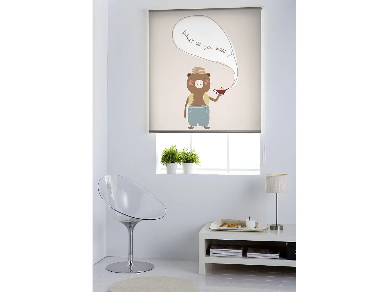 ESTORALIS | Estores Personalizados INFANTILES | 150 x 180 cm (Ancho por Alto) Tamaño de Tela 147 x 175 cm | Modelo I-2085 Color Unico