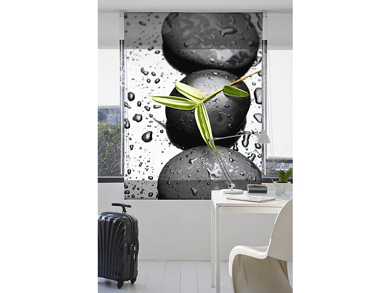 ESTORALIS | Estores Personalizados ZEN  | 130 x 180 cm (Ancho por Alto) Tamaño de Tela 127 x 175 cm | Modelo Z-830 Color Unico