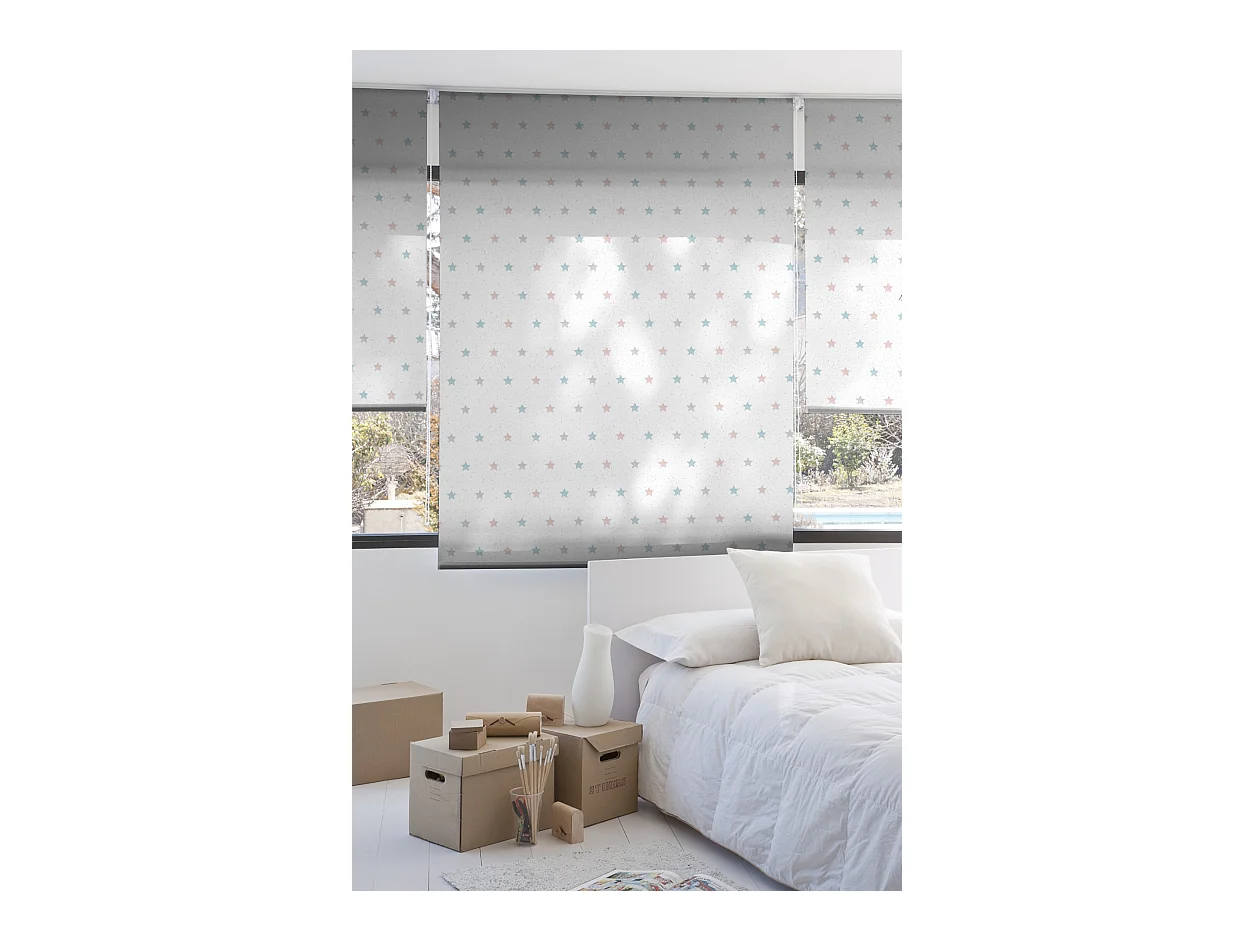 ESTORALIS | Estores Personalizados TEXTURAS | 110 x 255 cm (Ancho por Alto) Tamaño de Tela 107 x 250 cm | Modelo T-4056 Color Unico