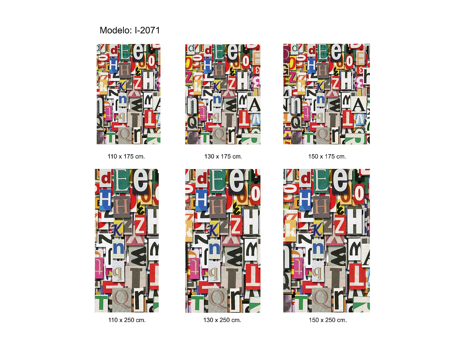 ESTORALIS | Estores Personalizados INFANTILES | 130 x 180 cm (Ancho por Alto) Tamaño de Tela 127 x 175 cm | Modelo I-2071 Color Unico