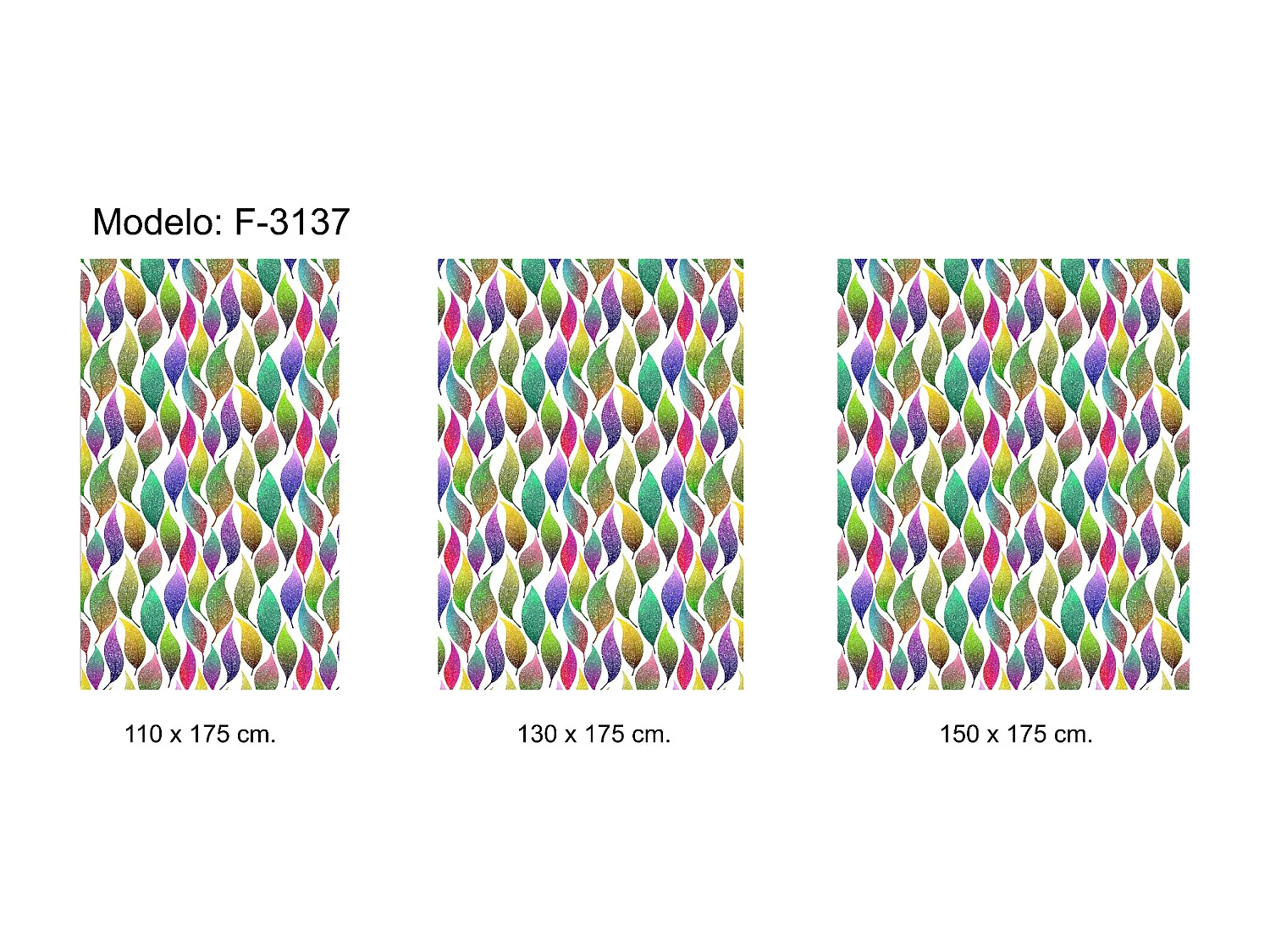 ESTORALIS | Estores Personalizados FLORES y PLANTAS  | 110 x 180 cm (Ancho por Alto) Tamaño de Tela 107 x 175 cm | Modelo F-3137 Color Unico