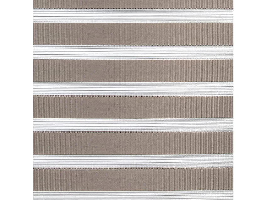 ESTORALIS | Estor Enrollable NOCHE y DIA | 145 x 255 cm (Ancho por Alto) Tamaño de Tela 142 x 250 cm | Modelo SANSA Color Tabaco