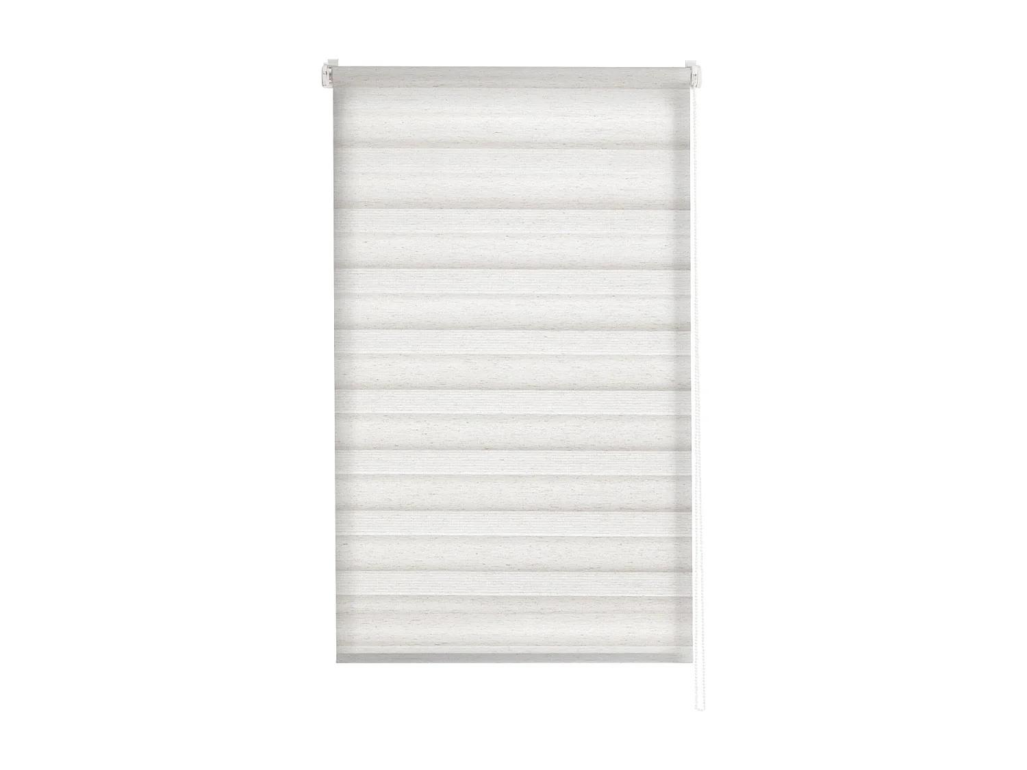 ESTORALIS | Estor Enrollable Noche y Día Easyfix  | 120 x 150 cm (Ancho por Alto) Tamaño de Tela 117 x 150 cm | Modelo VERAL Color Lino