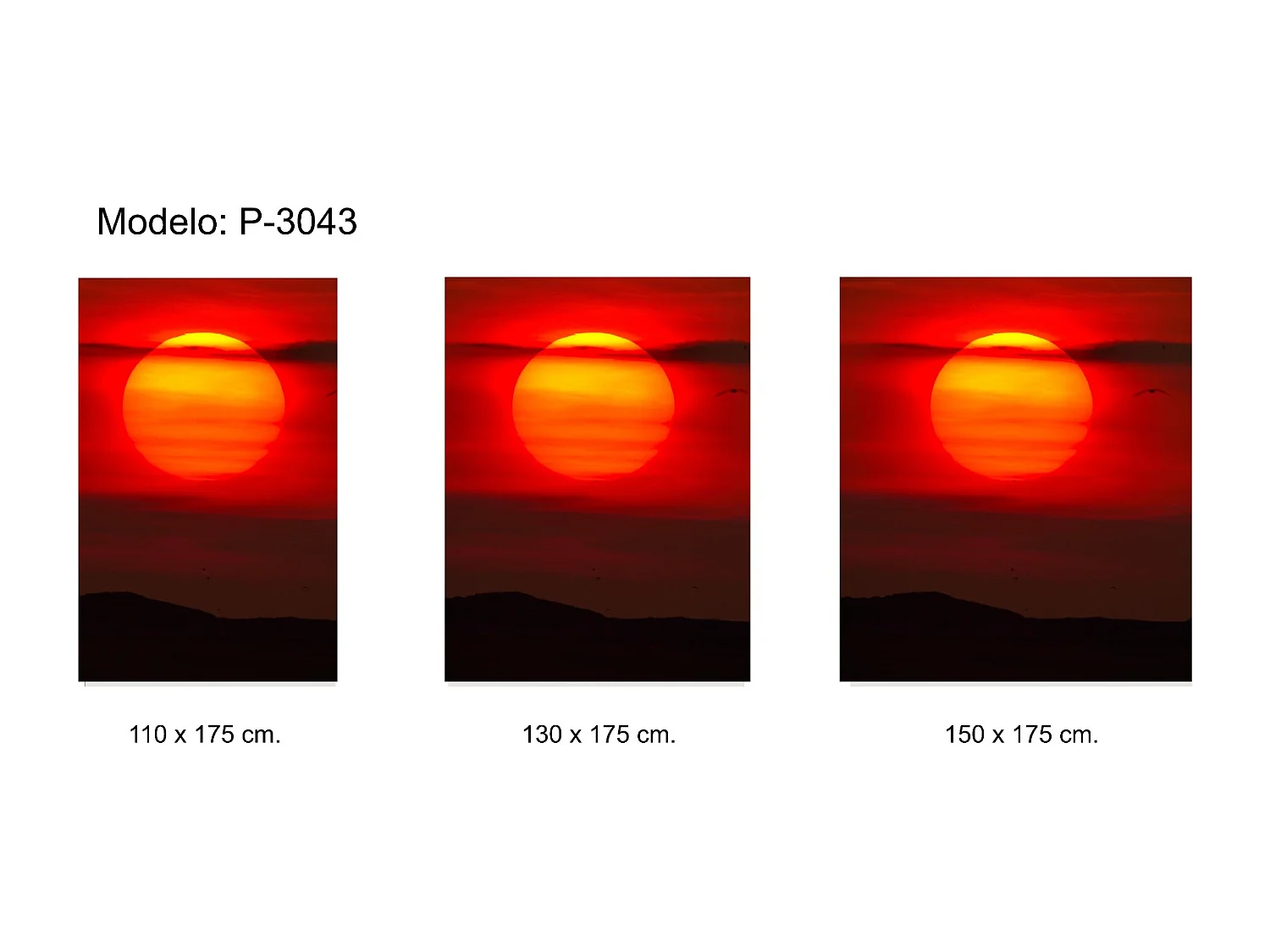 ESTORALIS | Estores Personalizados PAISAJES | 110 x 180 cm (Ancho por Alto) Tamaño de Tela 107 x 175 cm | Modelo P-3043 Color Unico