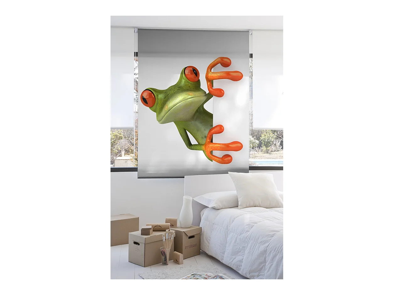 ESTORALIS | Estores Personalizados ANIMALES | 110 x 255 cm (Ancho por Alto) Tamaño de Tela 107 x 250 cm | Modelo A-861 Color Unico