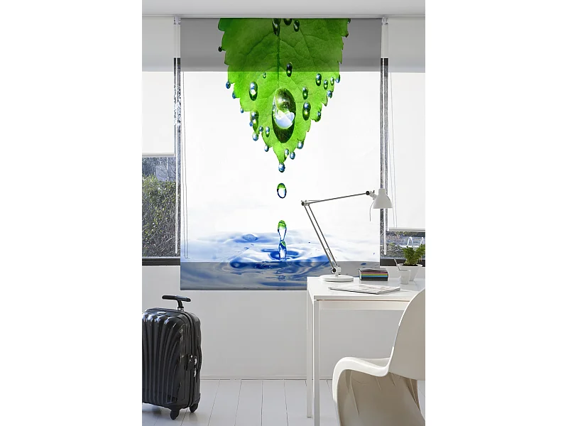 ESTORALIS | Estores Personalizados ZEN  | 130 x 255 cm (Ancho por Alto) Tamaño de Tela 127 x 250 cm | Modelo Z-1033 Color Unico