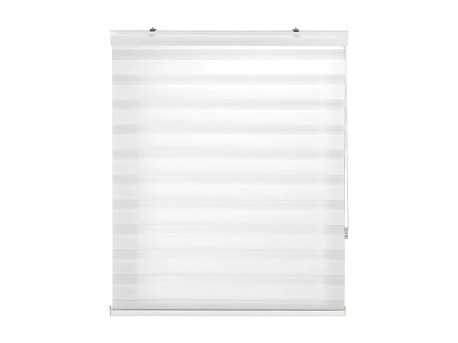 ESTORALIS | Estor Enrollable NOCHE y DIA | 170 x 180 cm (Ancho por Alto) Tamaño de Tela 167 x 175 cm | Modelo SANSA Color Blanco Roto