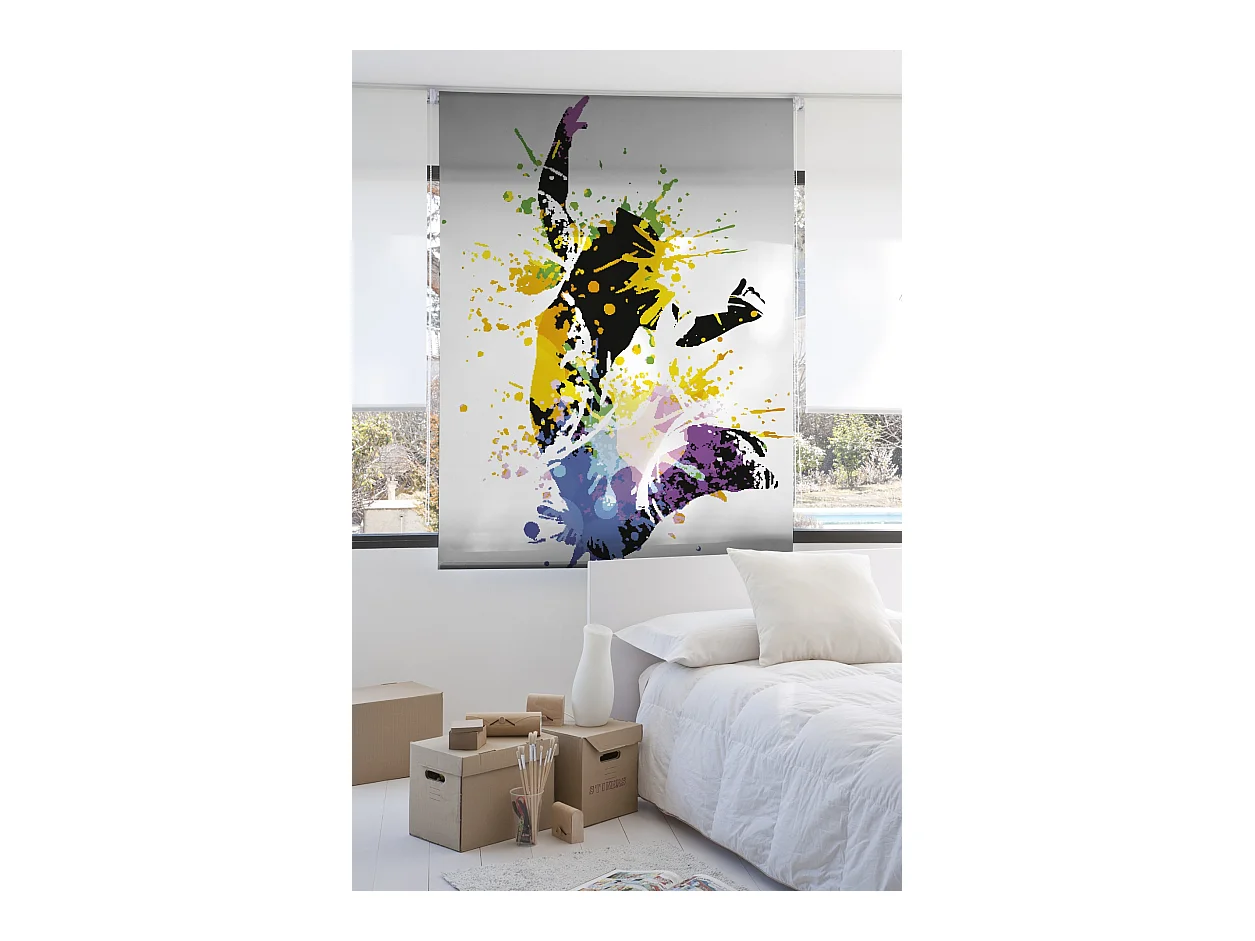 ESTORALIS | Estores Personalizados JUVENILES | 130 x 180 cm (Ancho por Alto) Tamaño de Tela 127 x 175 cm | Modelo J-2512 Color Unico