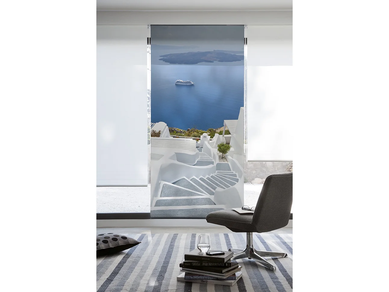 ESTORALIS | Estores Personalizados PAISAJES | 130 x 180 cm (Ancho por Alto) Tamaño de Tela 127 x 175 cm | Modelo P-824 Color Unico