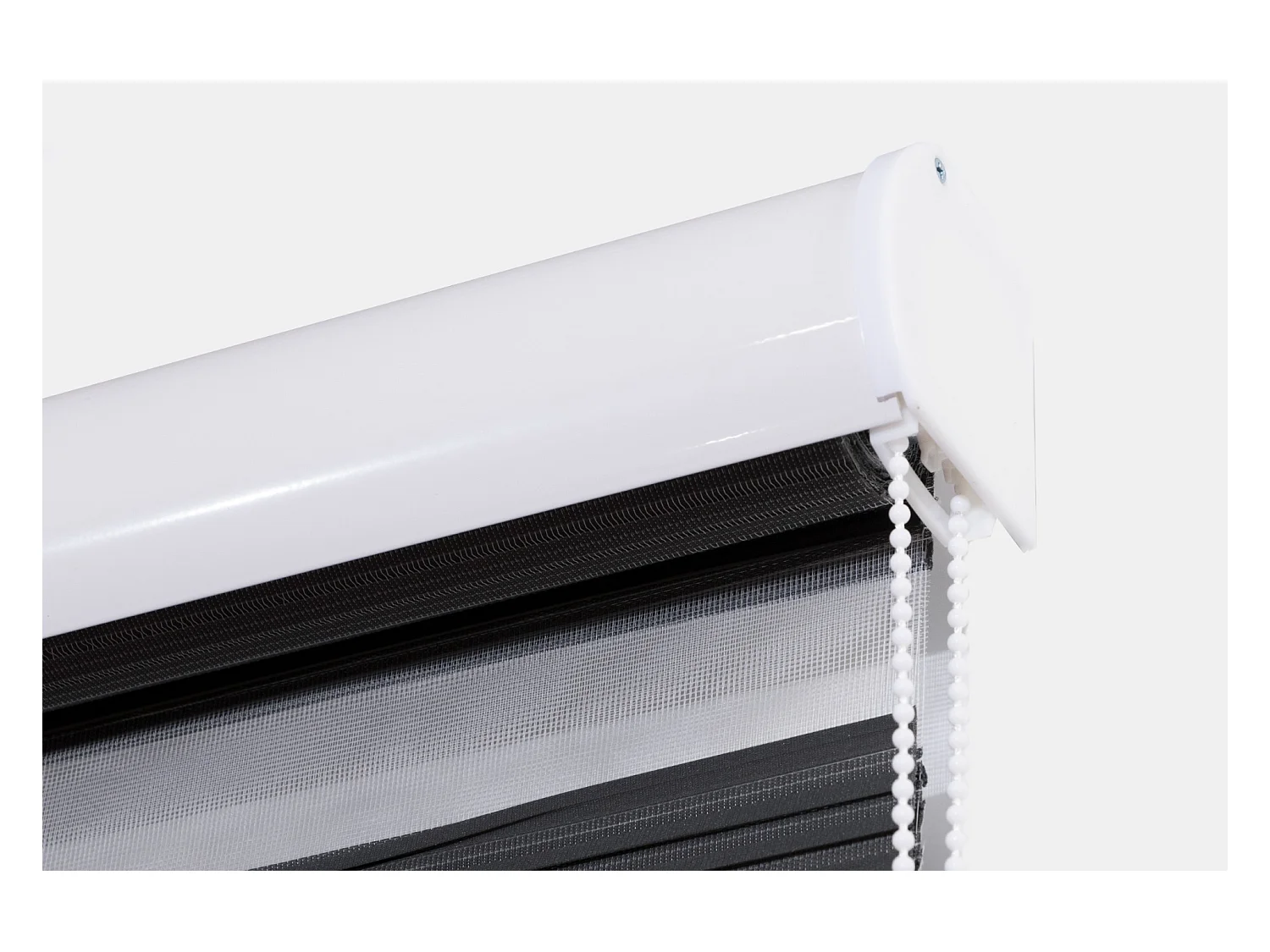 ESTORALIS | Estor Enrollable NOCHE y DIA | 140 x 255 cm (Ancho por Alto) Tamaño de Tela 137 x 250 cm | Modelo SAMWELL Color Antracita