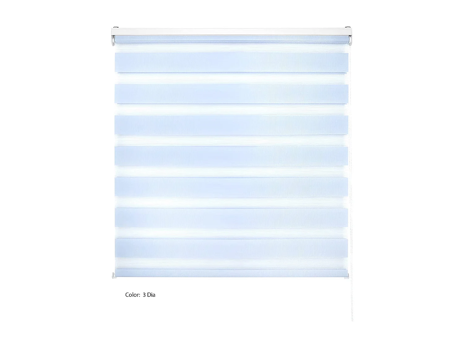 ESTORALIS | Estor Enrollable NOCHE y DIA | 105 x 180 cm (Ancho por Alto) Tamaño de Tela 102 x 175 cm | Modelo SHAE Color Celeste