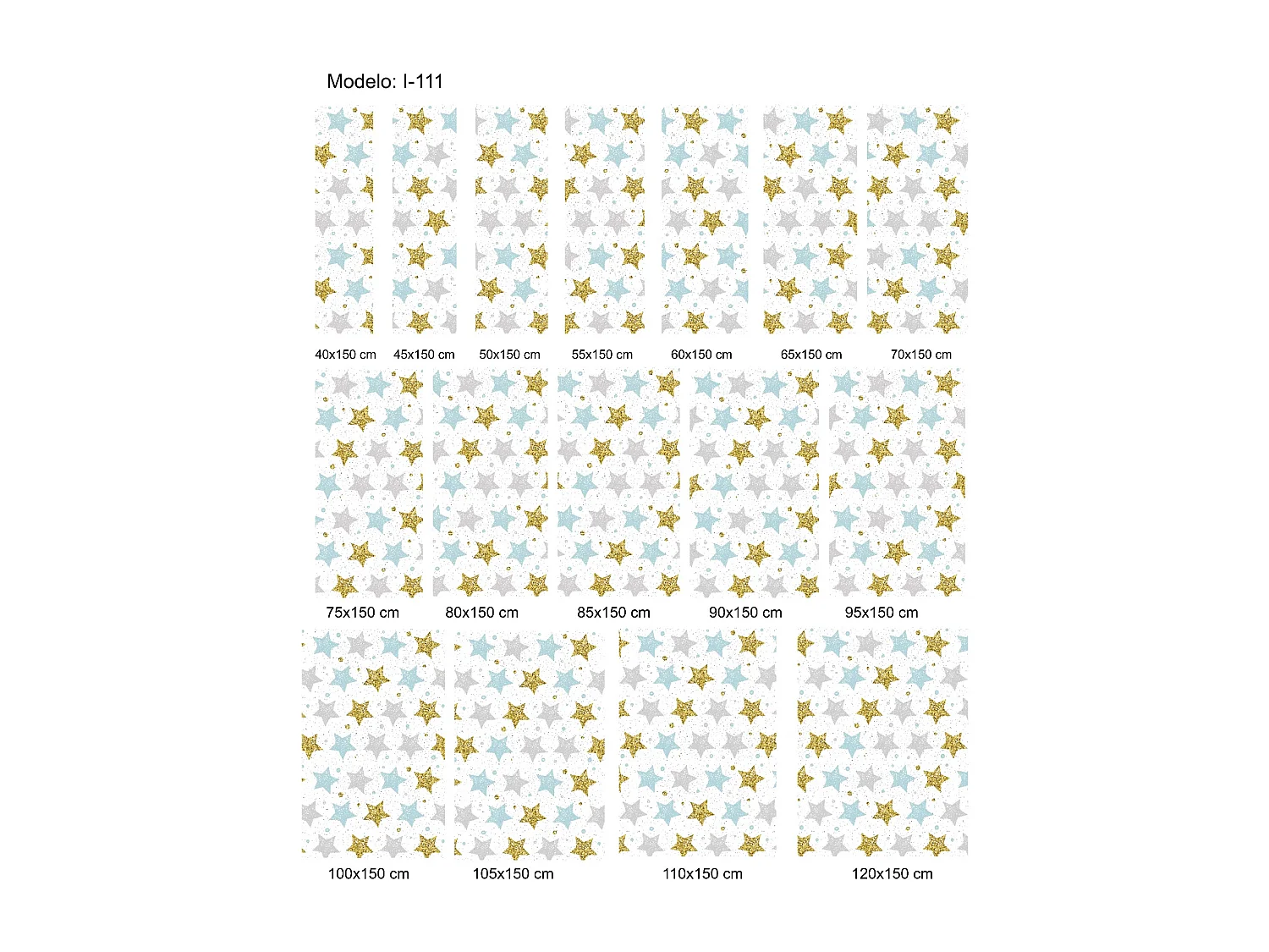 ESTORALIS | Estores Personalizados Easyfix INFANTILES | 70 x 150 cm (Ancho por Alto) Tamaño de Tela 67 x 150 cm | Modelo I-111 Color Unico