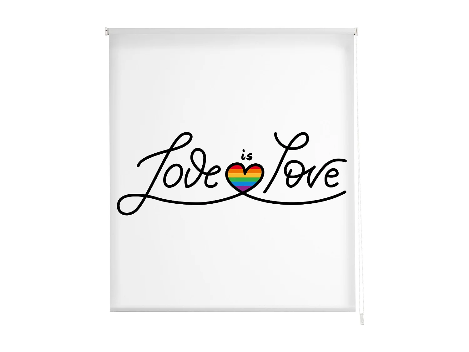 ESTORALIS | Estores Personalizados VARIOS | 130 x 180 cm (Ancho por Alto) Tamaño de Tela 127 x 175 cm | Modelo LGTBI-1 Color Unico