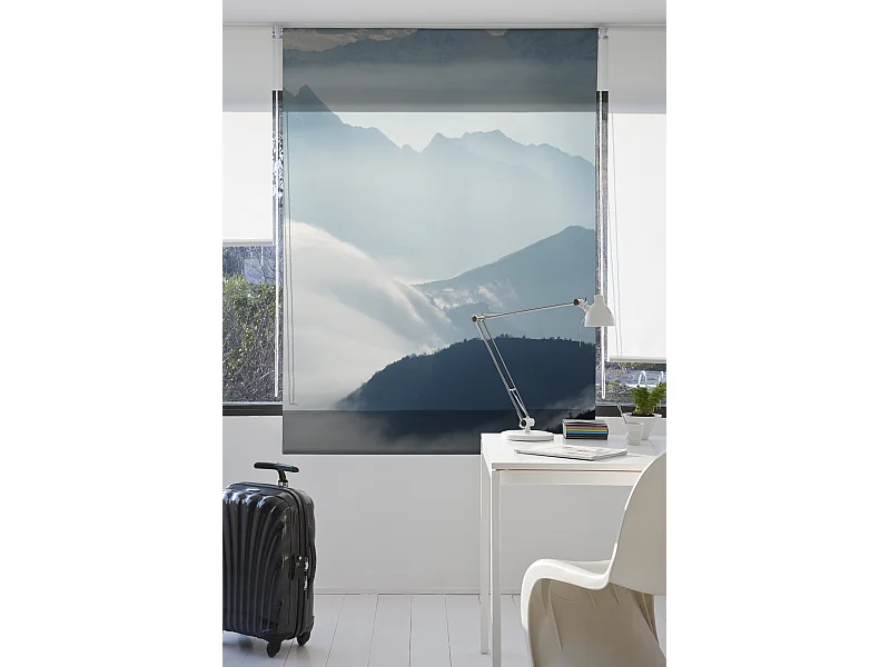 ESTORALIS | Estores Personalizados PAISAJES | 150 x 180 cm (Ancho por Alto) Tamaño de Tela 147 x 175 cm | Modelo P-823 Color Unico