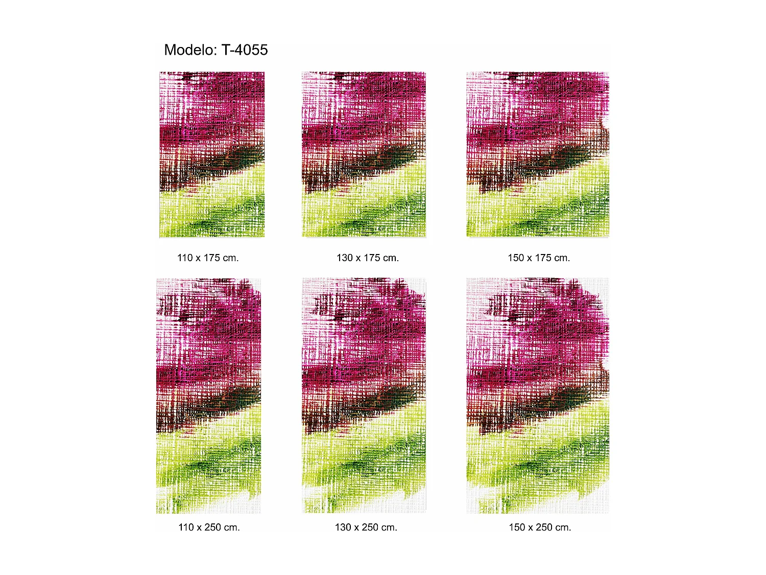 ESTORALIS | Estores Personalizados TEXTURAS | 130 x 255 cm (Ancho por Alto) Tamaño de Tela 127 x 250 cm | Modelo T-4055 Color Unico