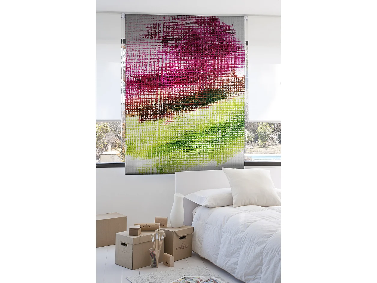 ESTORALIS | Estores Personalizados TEXTURAS | 130 x 255 cm (Ancho por Alto) Tamaño de Tela 127 x 250 cm | Modelo T-4055 Color Unico