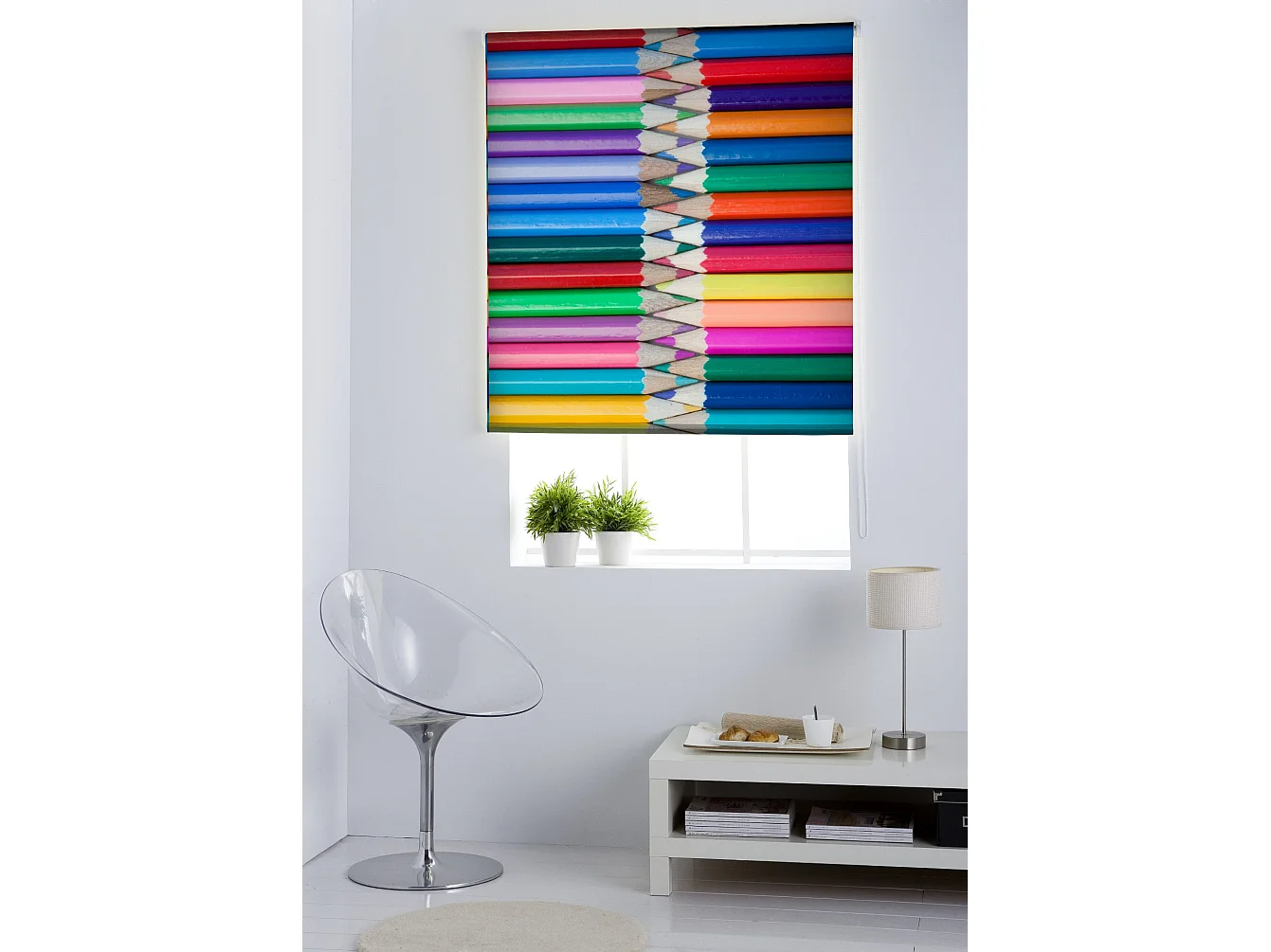 ESTORALIS | Estores Personalizados INFANTILES | 110 x 255 cm (Ancho por Alto) Tamaño de Tela 107 x 250 cm | Modelo I-3204 Color Unico