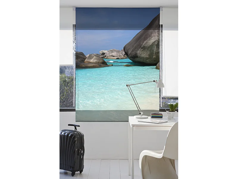 ESTORALIS | Estores Personalizados PAISAJES | 110 x 180 cm (Ancho por Alto) Tamaño de Tela 107 x 175 cm | Modelo P-3057 Color Unico