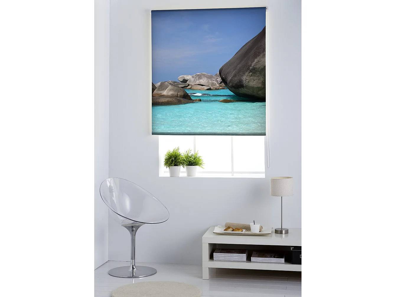 ESTORALIS | Estores Personalizados PAISAJES | 110 x 180 cm (Ancho por Alto) Tamaño de Tela 107 x 175 cm | Modelo P-3057 Color Unico