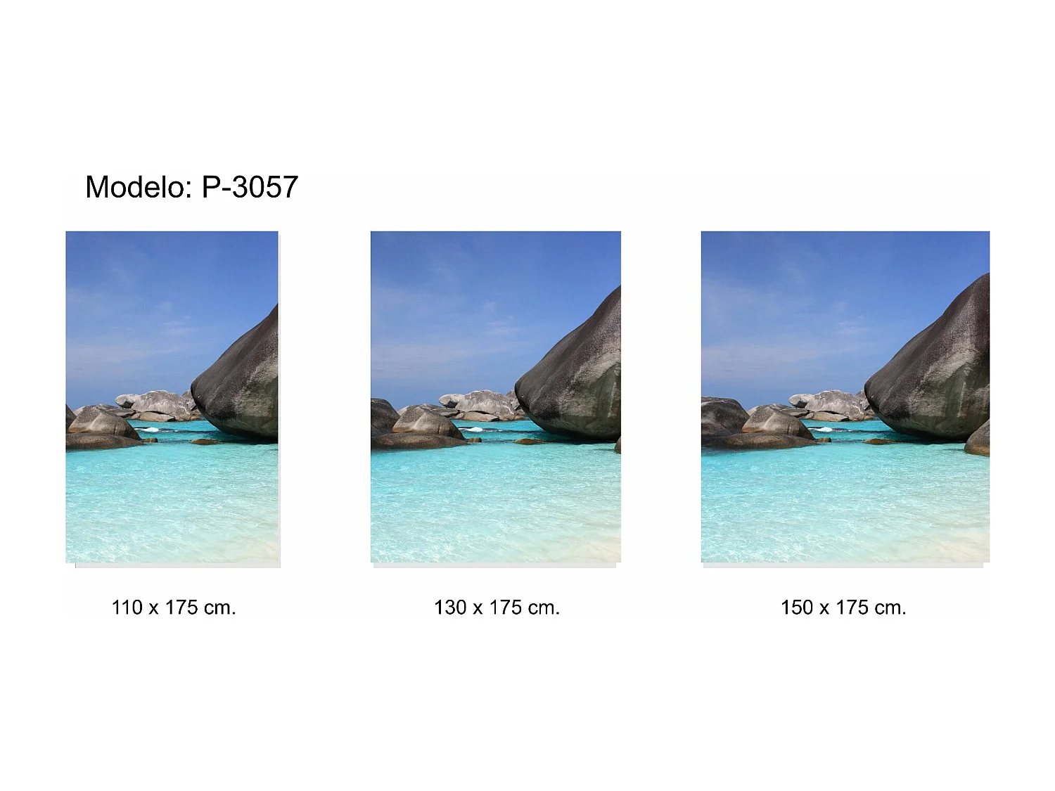 ESTORALIS | Estores Personalizados PAISAJES | 110 x 180 cm (Ancho por Alto) Tamaño de Tela 107 x 175 cm | Modelo P-3057 Color Unico