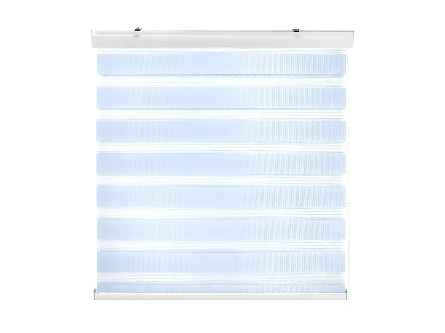 ESTORALIS | Estor Enrollable NOCHE y DIA | 170 x 180 cm (Ancho por Alto) Tamaño de Tela 167 x 175 cm | Modelo SANSA Color Celeste