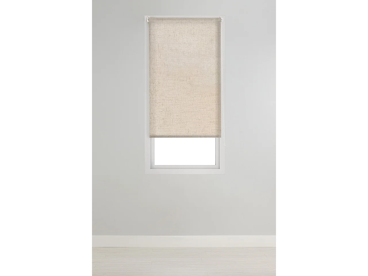 ESTORALIS | Estores Enrollables Opacos Easyfix  | 70 x 190 cm (Ancho por Alto) Tamaño de Tela 67 x 190 cm | Modelo RAMSAY Color Lino