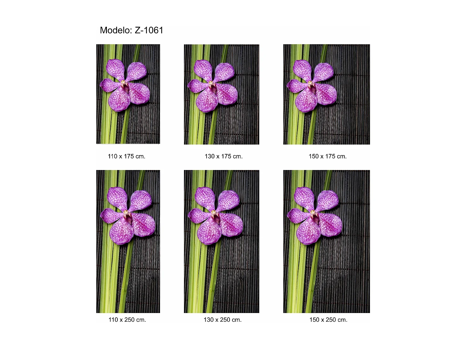 ESTORALIS | Estores Personalizados ZEN  | 150 x 255 cm (Ancho por Alto) Tamaño de Tela 147 x 250 cm | Modelo Z-1061 Color Unico