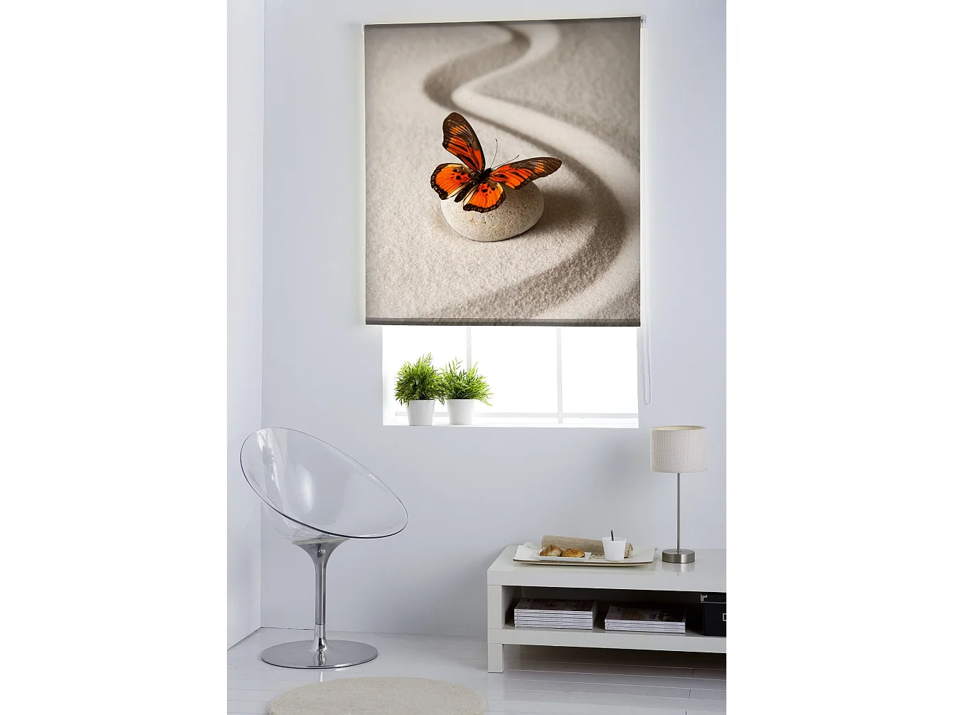 ESTORALIS | Estores Personalizados ZEN  | 130 x 180 cm (Ancho por Alto) Tamaño de Tela 127 x 175 cm | Modelo Z-4517 Color Unico