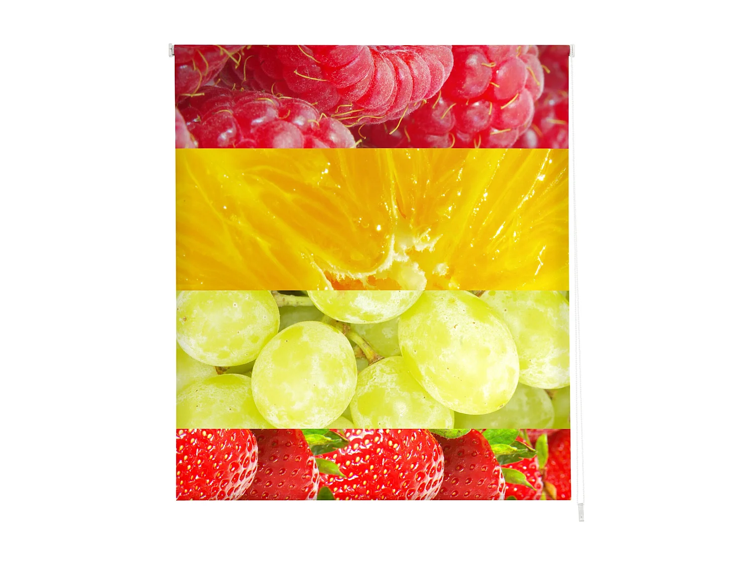 ESTORALIS | Estores Personalizados Easyfix de COCINA | 65 x 150 cm (Ancho por Alto) Tamaño de Tela 62 x 150 cm | Modelo C-1216 Color Unico