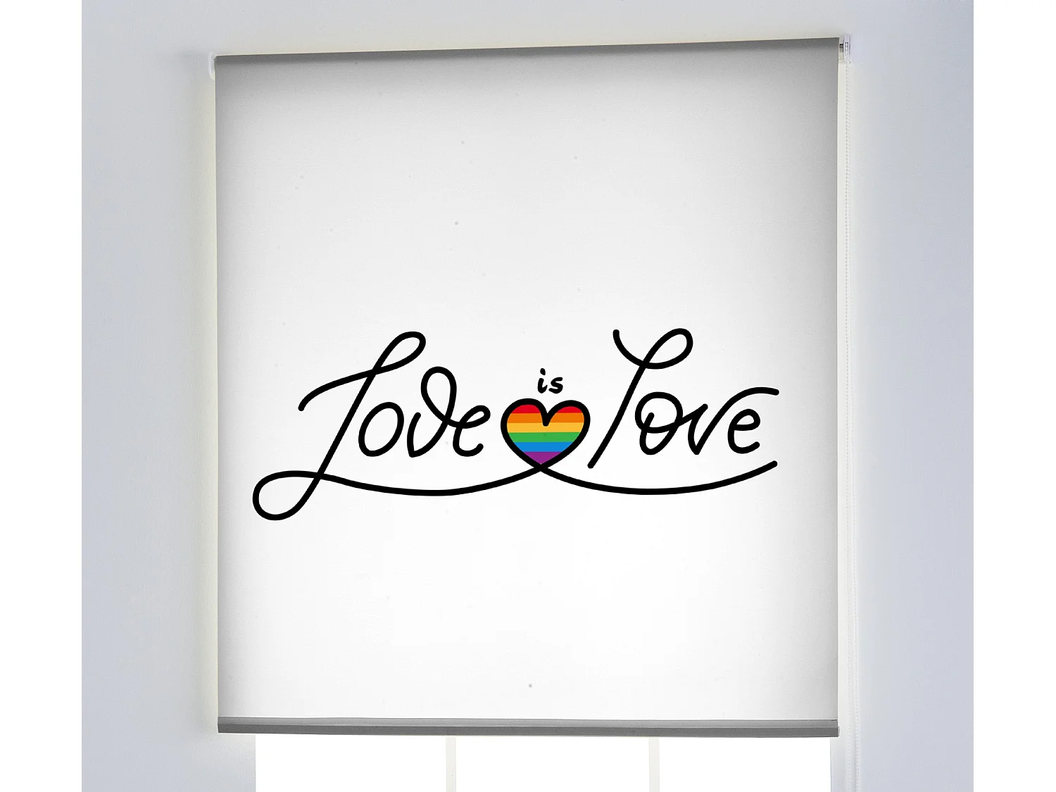 ESTORALIS | Estores Personalizados VARIOS | 110 x 180 cm (Ancho por Alto) Tamaño de Tela 107 x 175 cm | Modelo LGTBI-1 Color Unico
