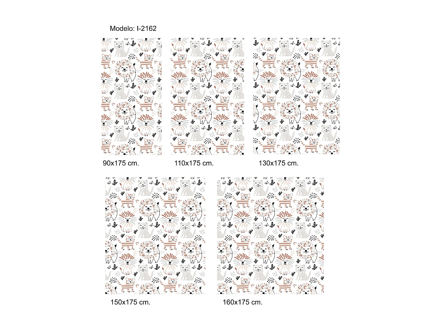 ESTORALIS | Estores Personalizados INFANTILES | 110 x 180 cm (Ancho por Alto) Tamaño de Tela 107 x 175 cm | Modelo I-2162 Color Unico