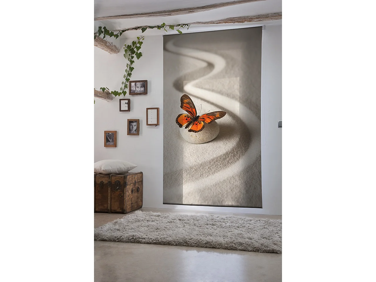 ESTORALIS | Estores Personalizados ZEN  | 150 x 180 cm (Ancho por Alto) Tamaño de Tela 147 x 175 cm | Modelo Z-4517 Color Unico