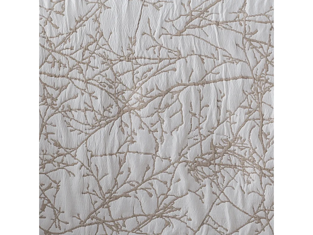 ESTORALIS | Colcha Tejido Jacquard | Colcha buena para todas las Estaciones | Para Cama 90 cm. (190x270 cm. AnchoxAlto ) | Modelo TOPACIO Color Beige