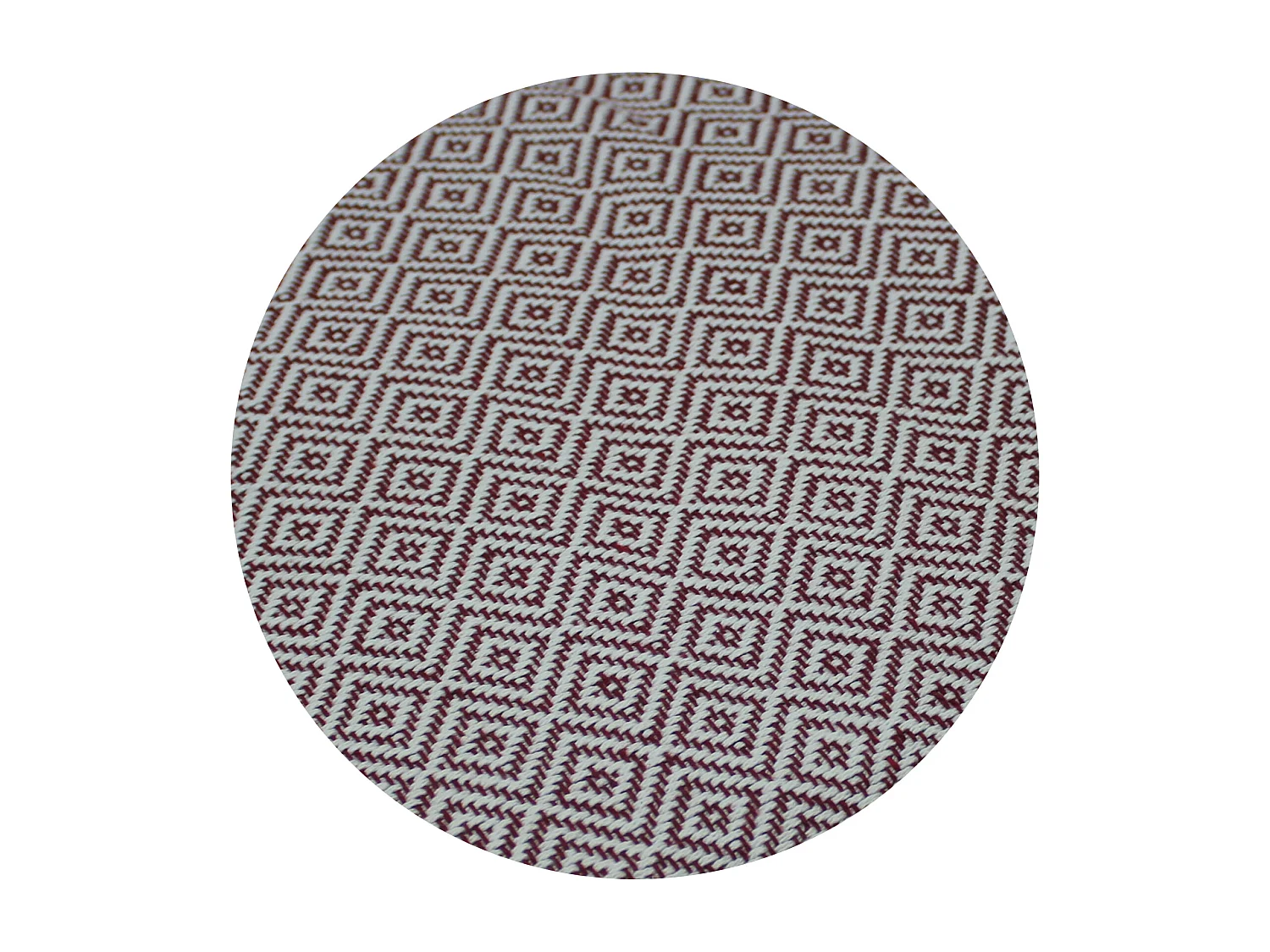 ESTORALIS | Plaid Multiusos Tejido Jacqard |   Manta de Algodón Sofa o Cama | Con Fleco ( 180x260 cm. AnchoxAlto )  | Modelo NAPOLES Color Rojo