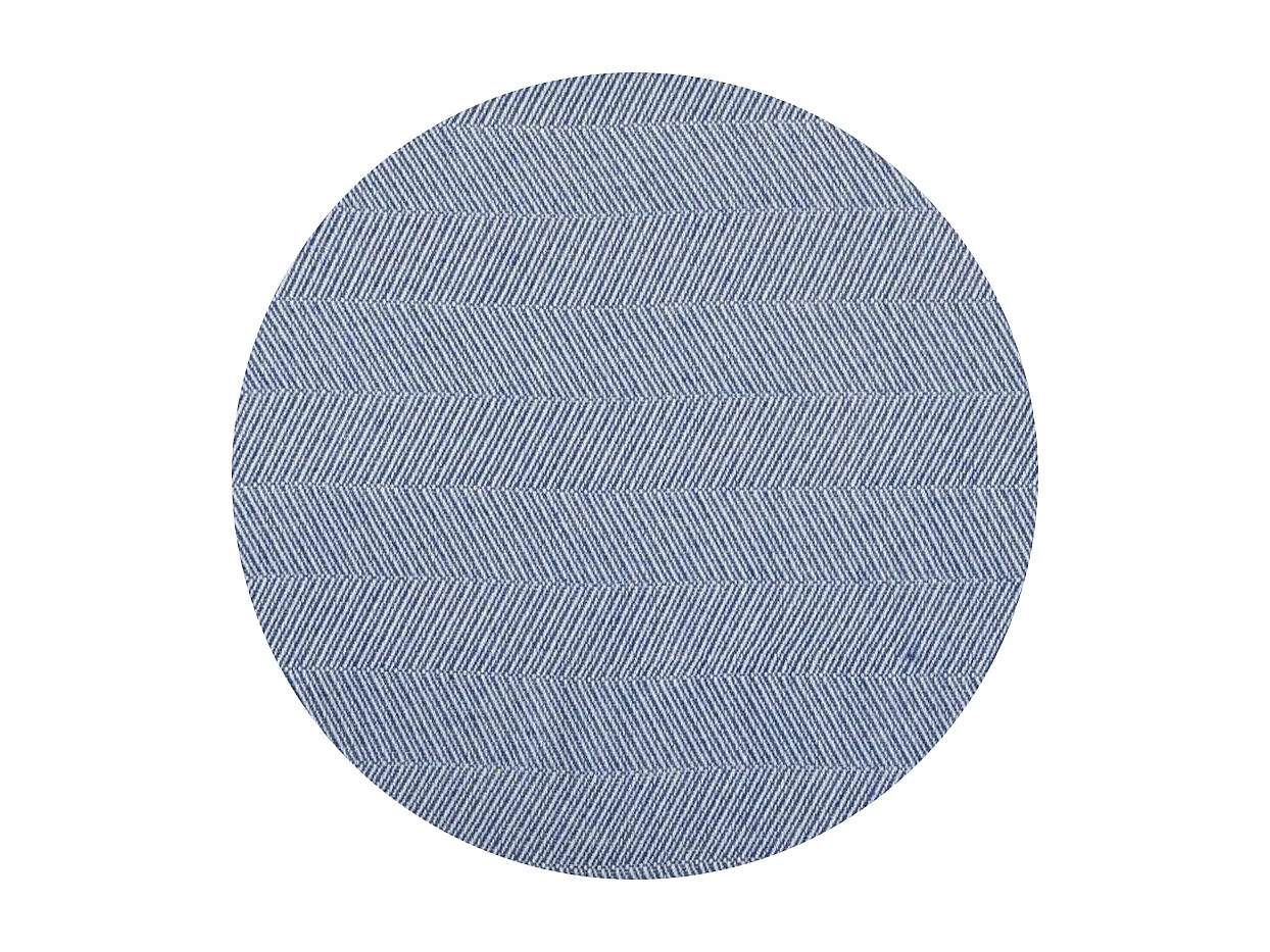 ESTORALIS | Plaid Multiusos Tejido Jacqard |   Manta de Algodón Sofa o Cama | Con Fleco ( 180x260 cm. AnchoxAlto )  | Modelo ESPIGA Color Azul