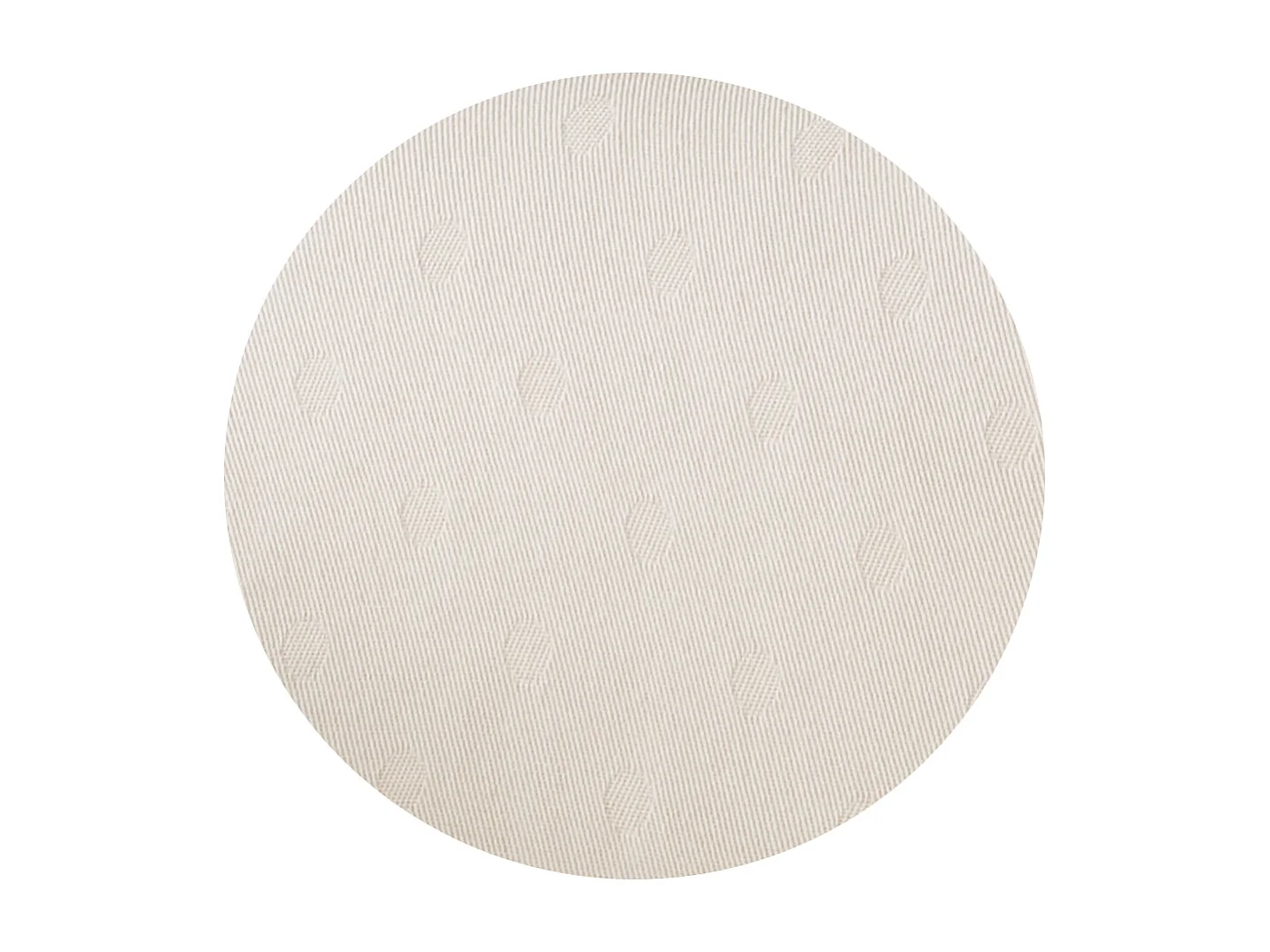 ESTORALIS | Plaid Multiusos Tejido Jacqard |   Manta de Algodón Sofa o Cama | Con Fleco ( 230x260 cm. AnchoxAlto )  | Modelo LUNARES Color Crudo