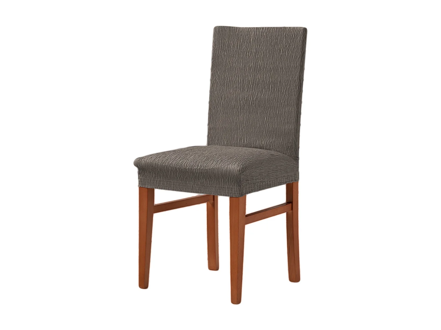 ESTORALIS | Funda de Silla  Tejido Elastico Resistente | Para Silla con Respaldo | Tamaño (45x45 cm.) 50 cm. Alto | Modelo BETA Color Tabaco