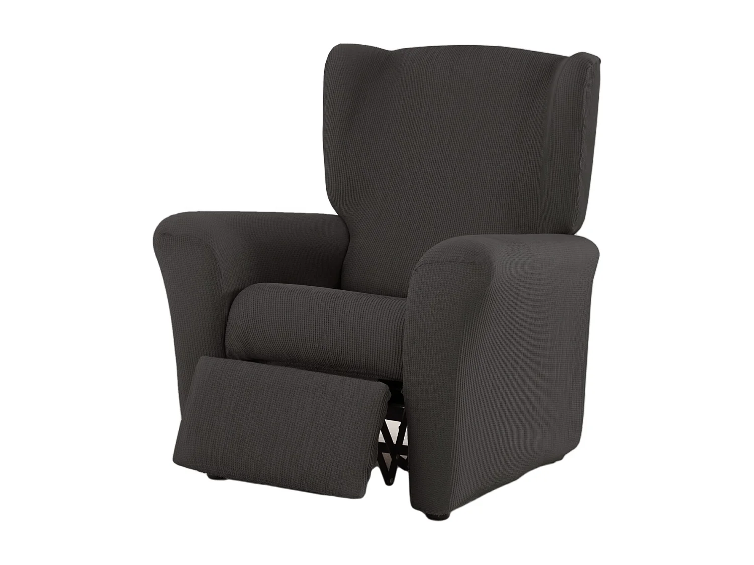 ESTORALIS | Funda Sillon Tejido Elastico Resistente | Para Sillon Relax | Tamaño ( de 70 a 90 cm. )  | Modelo BERTA Color Antracita