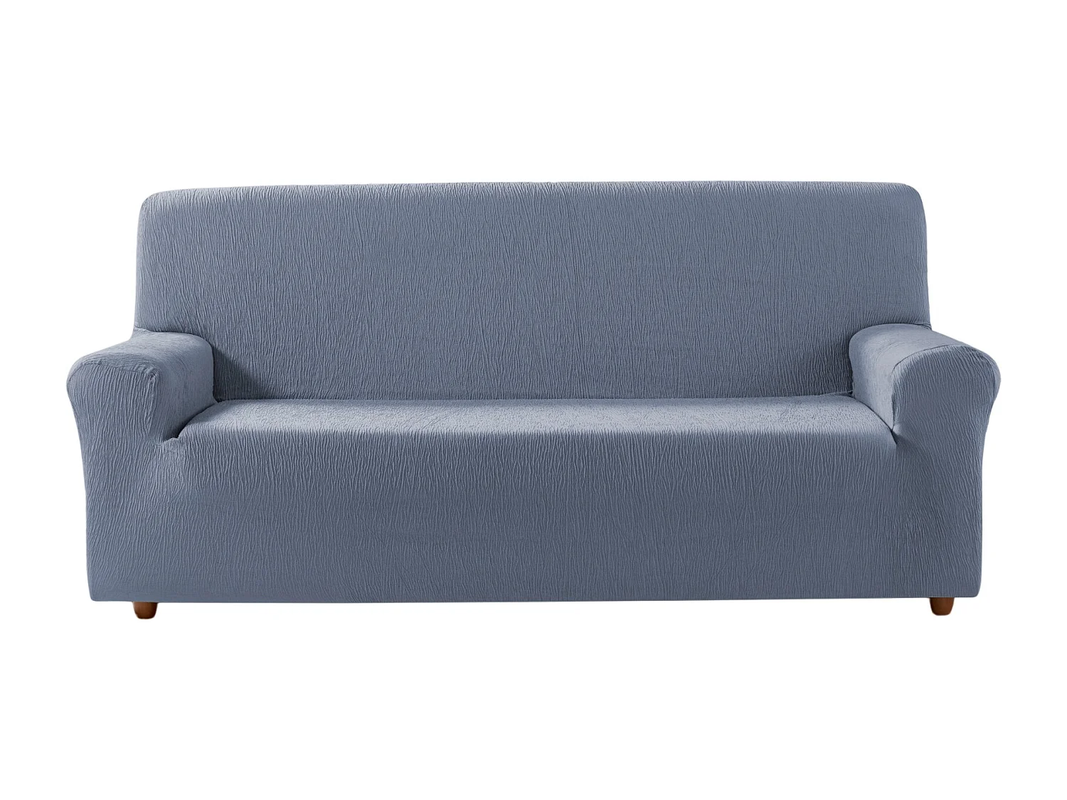 ESTORALIS | Funda de Sofá Tejido Elastico Resistente | Para Sofa Clic Clac 3 Plazas | Tamaño (de 180 a 205 cm.)  | Modelo BETA Color Celeste