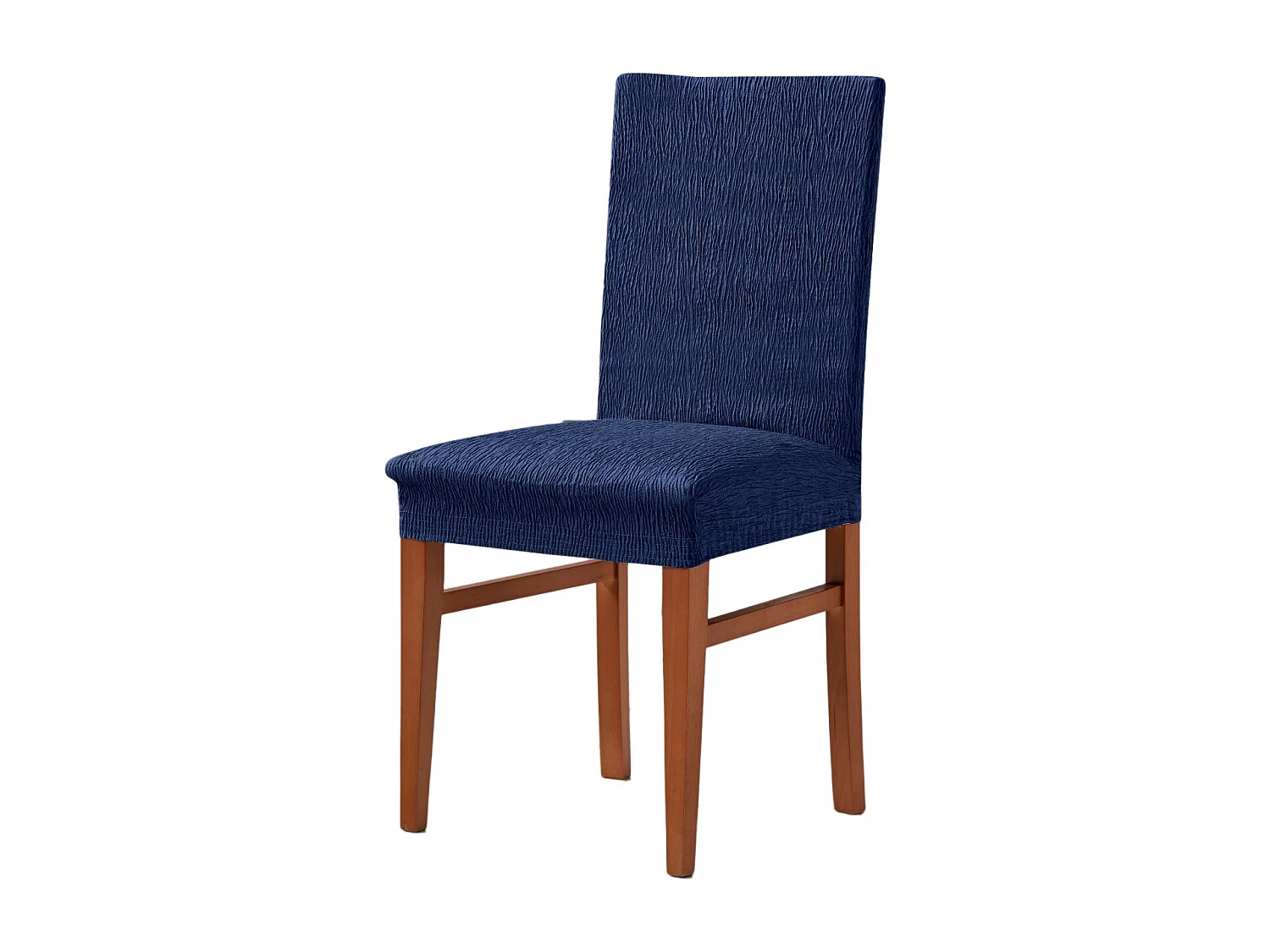 ESTORALIS | Funda de Silla  Tejido Elastico Resistente | Para Silla con Respaldo | Tamaño (45x45 cm.) 50 cm. Alto | Modelo BETA Color Azulon