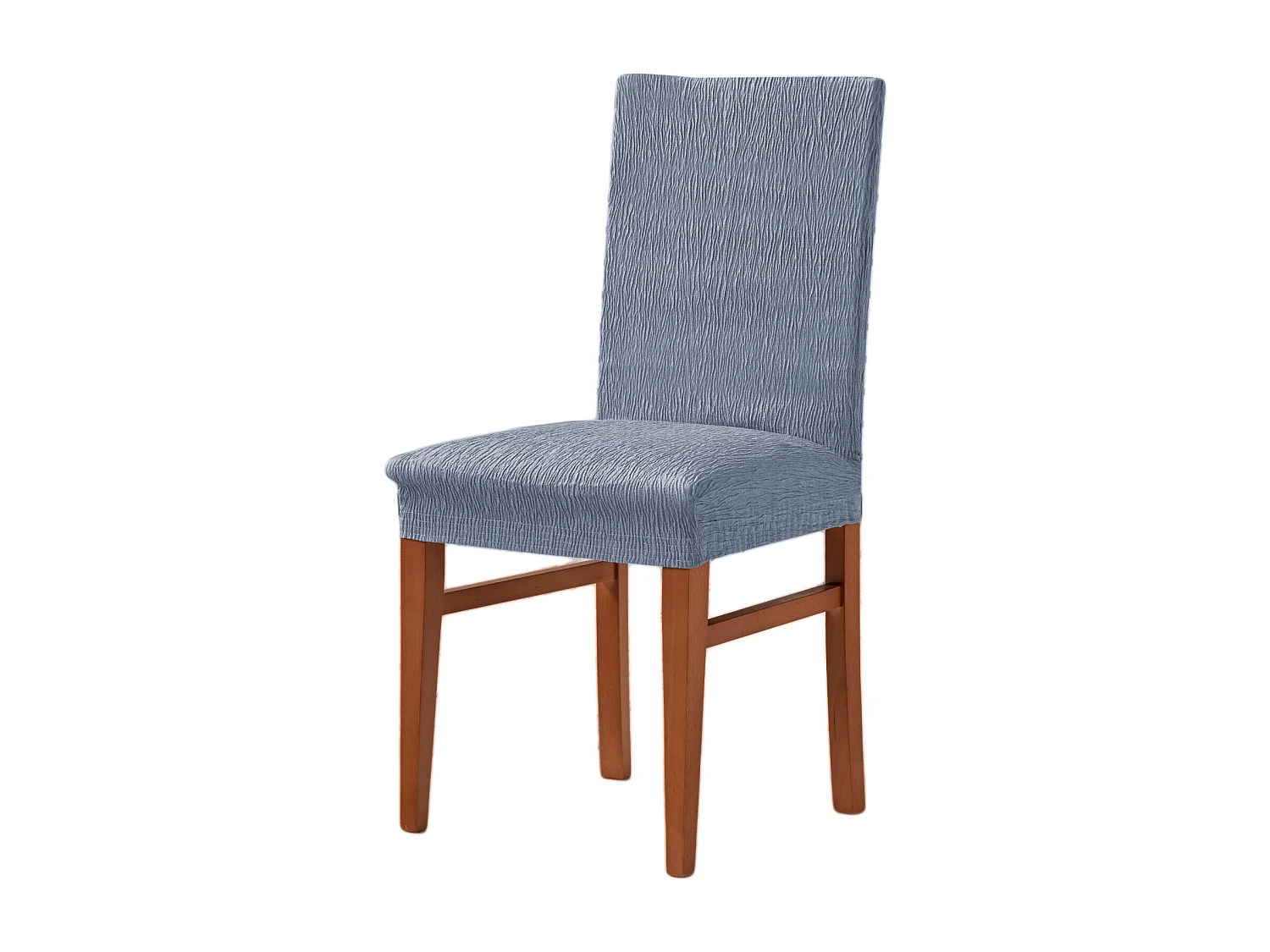 ESTORALIS | Funda de Silla  Tejido Elastico Resistente | Para Silla con Respaldo | Tamaño (45x45 cm.) 50 cm. Alto | Modelo BETA Color Celeste