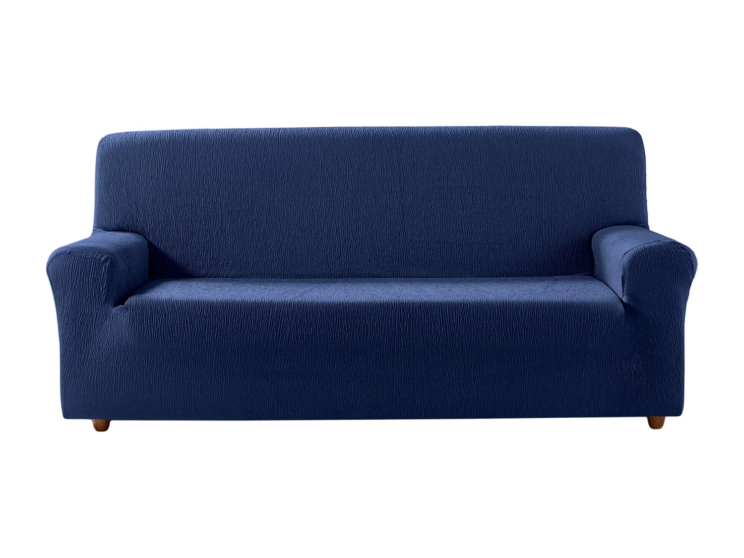ESTORALIS | Funda de Sofá Tejido Elastico Resistente | Para Sofá 4 Plazas | Tamaño ( de 220 a 260 cm. )  | Modelo BETA Color Azulon