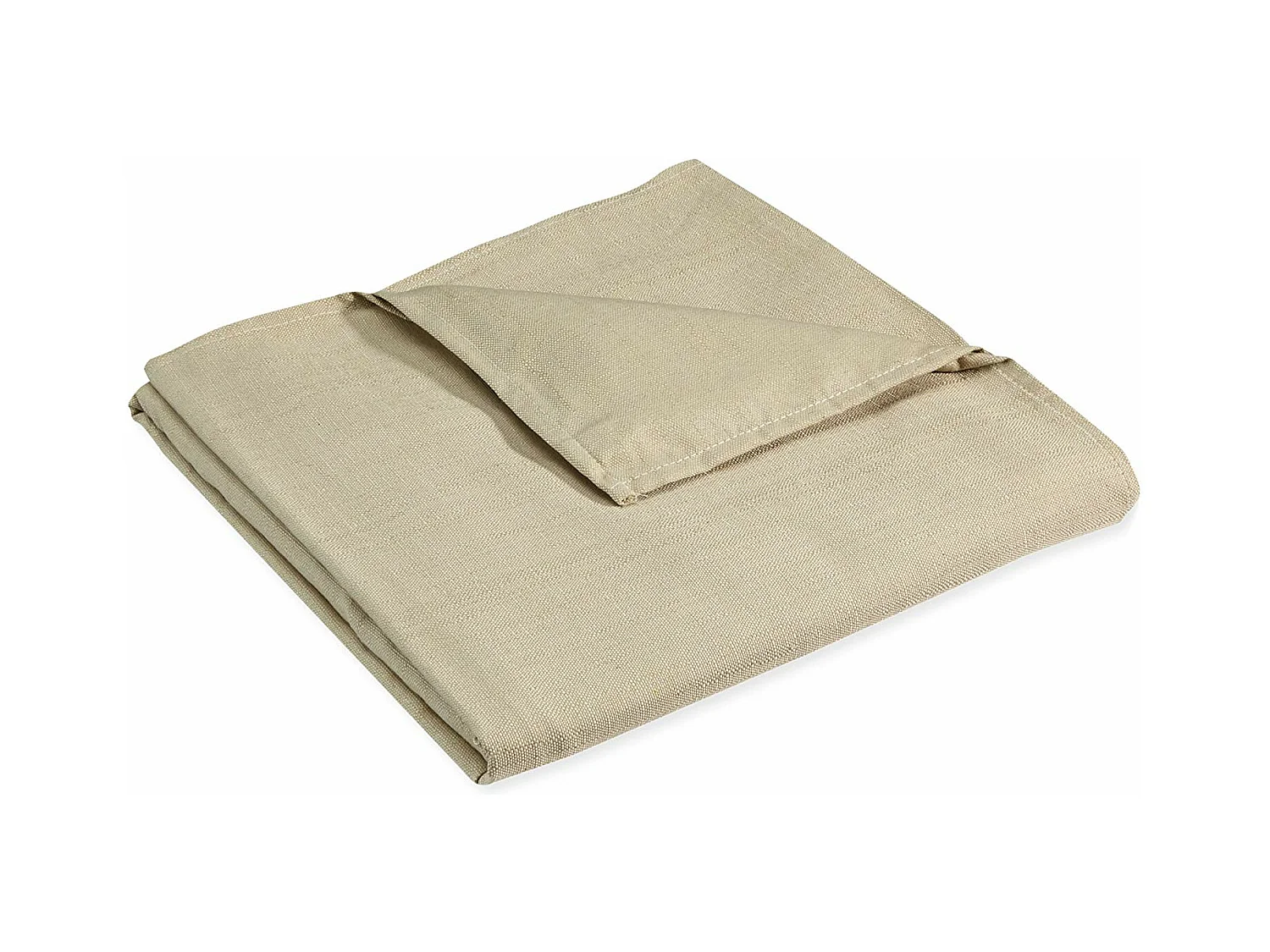 ESTORALIS | Cubre Sofá Tejido Jaquard Resistente | Chaisse Longue 210 cm Brazo Derecho | Tela 210 x 255 cm  | Modelo BERET Color Champagne