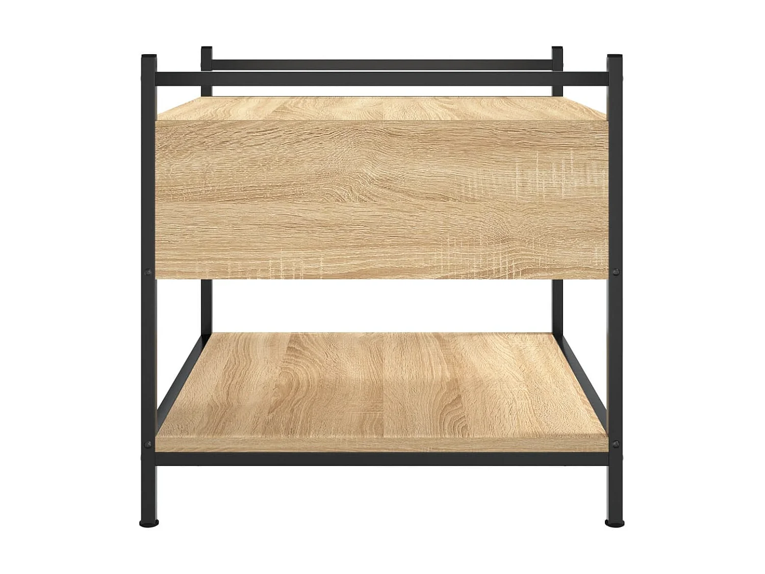 Table basse chêne sonoma 50x50x50 bois d'ingénierie