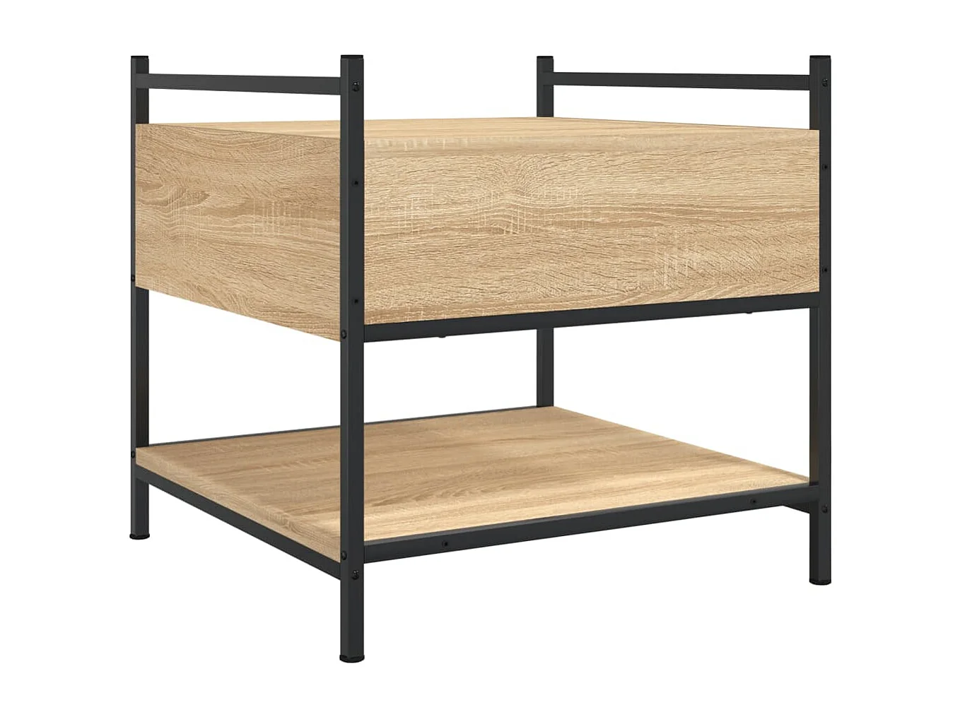 Table basse chêne sonoma 50x50x50 bois d'ingénierie