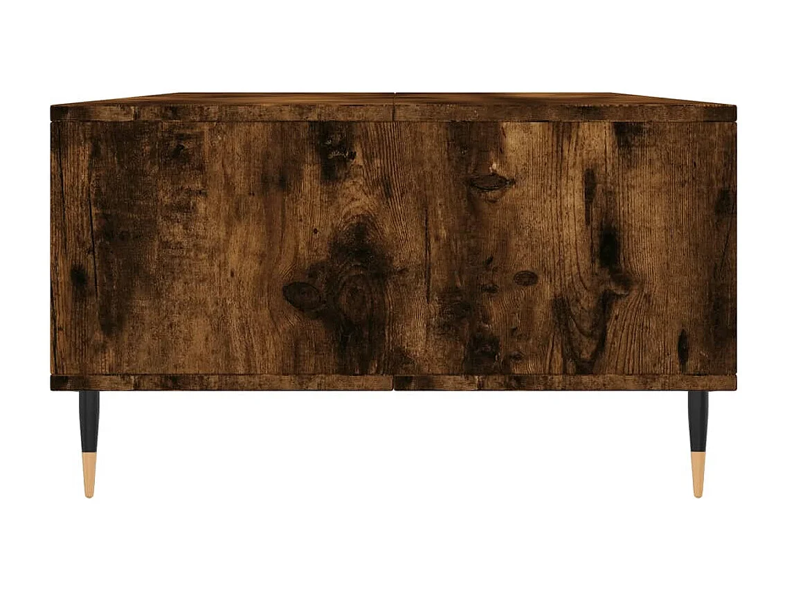 Table basse chêne fumé 104x60x35 bois d'ingénierie