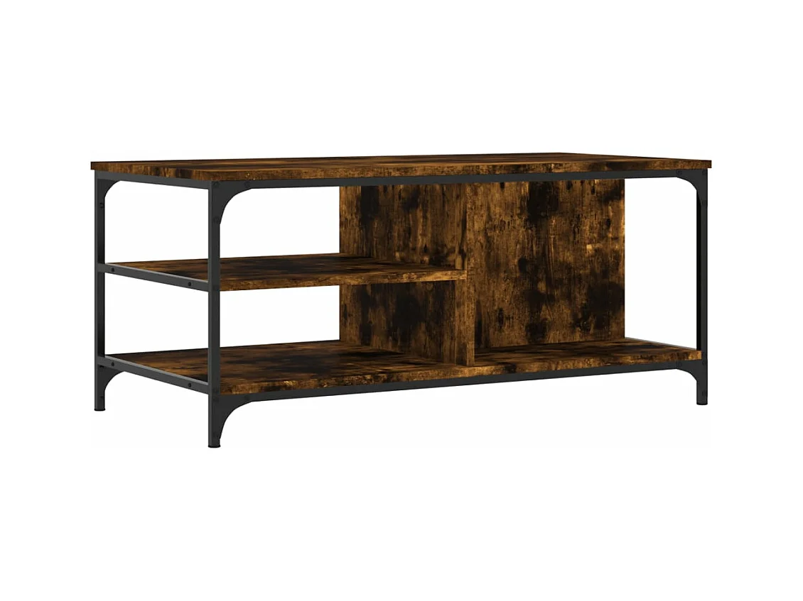 Table basse Chêne fumé 100x50x45 Bois d'ingénierie