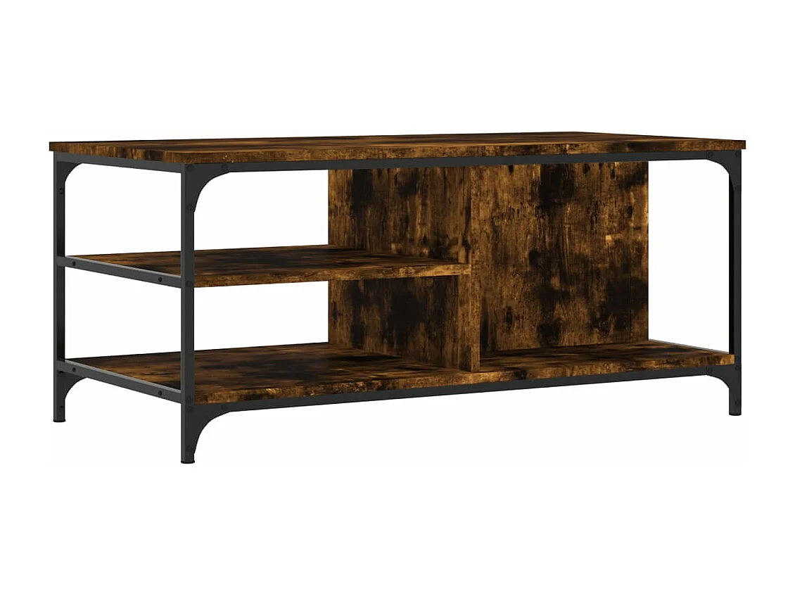 Table basse Chêne fumé 100x50x45 Bois d'ingénierie