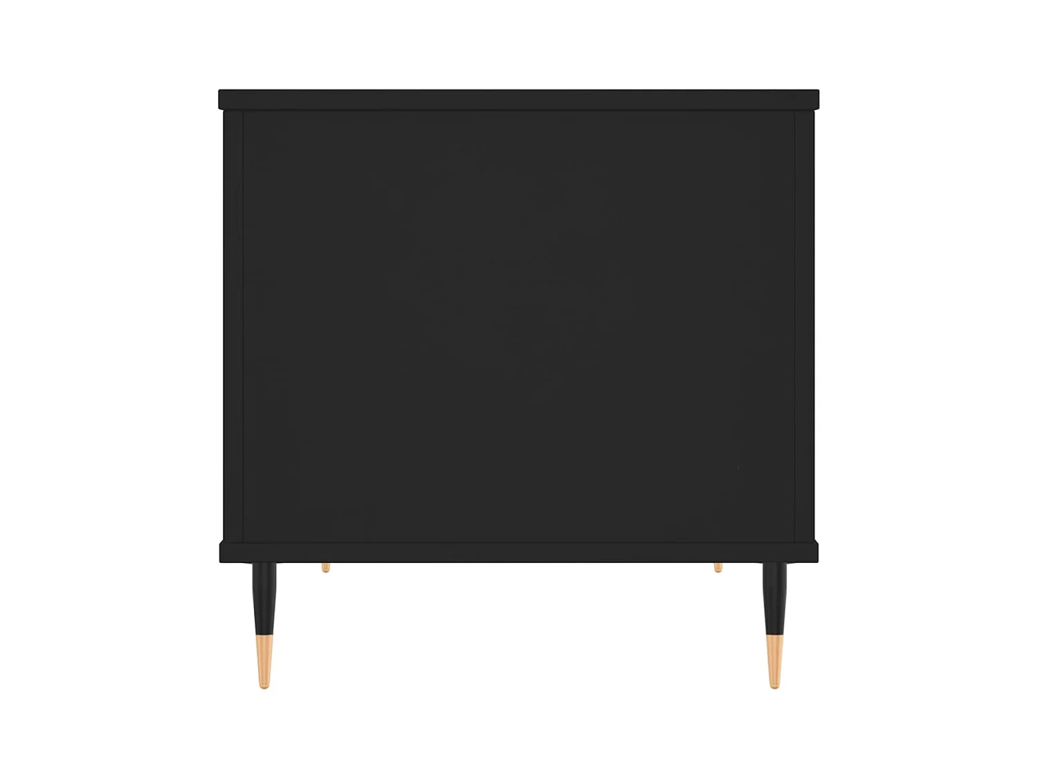 Table basse Noir 60x44,5x45 Bois d'ingénierie