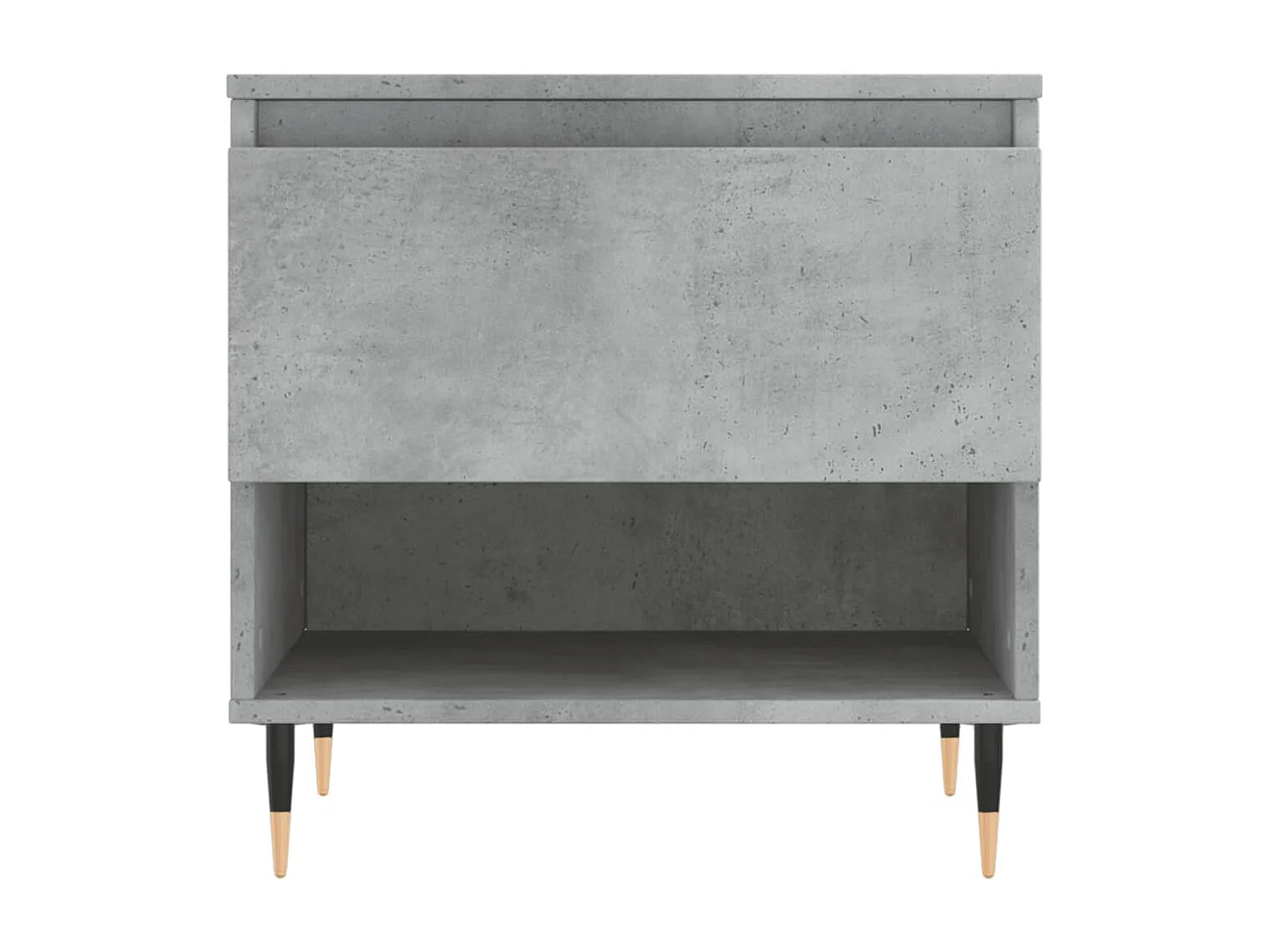 Table basse gris béton 50x46x50 bois d'ingénierie